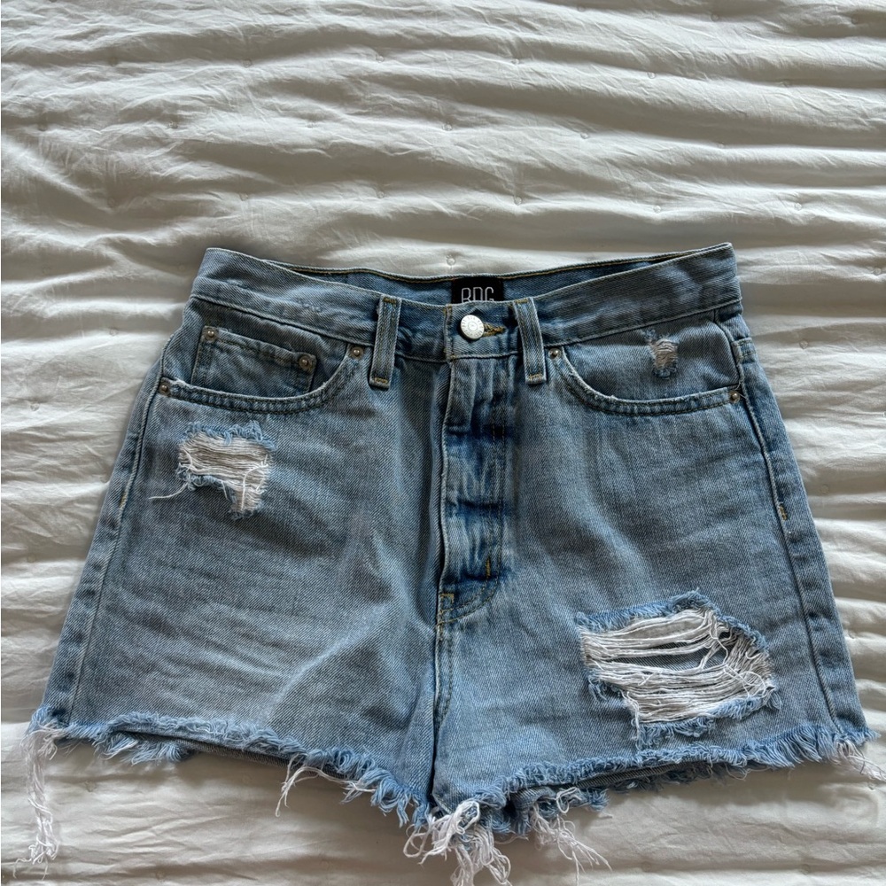 BDG high waisted mom jean shorts